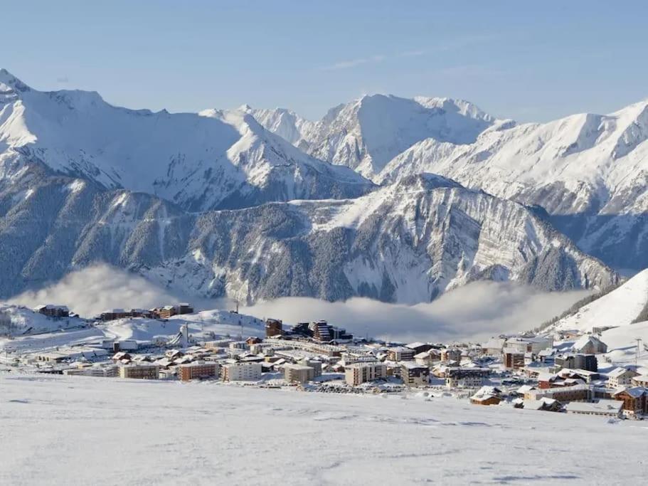 Pieds Des Pistes - Parking Couvert - Plein Sud Alpe d'Huez Εξωτερικό φωτογραφία