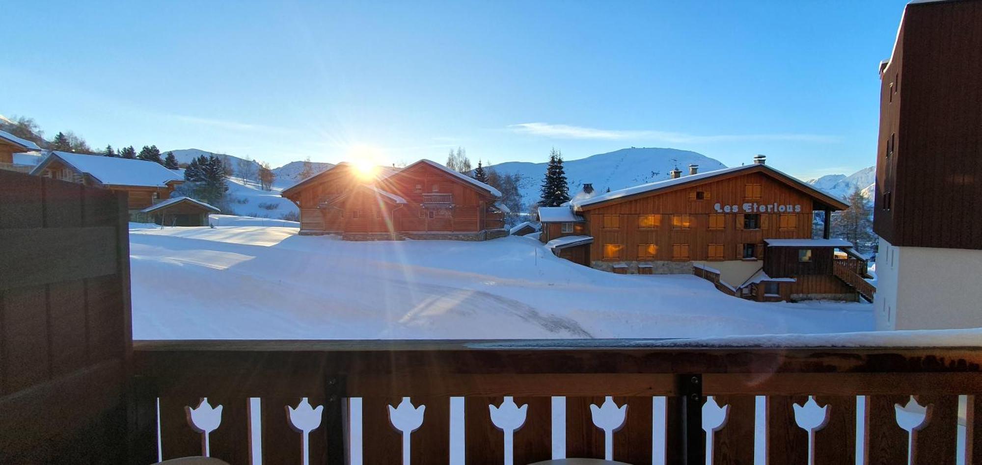 Pieds Des Pistes - Parking Couvert - Plein Sud Alpe d'Huez Εξωτερικό φωτογραφία