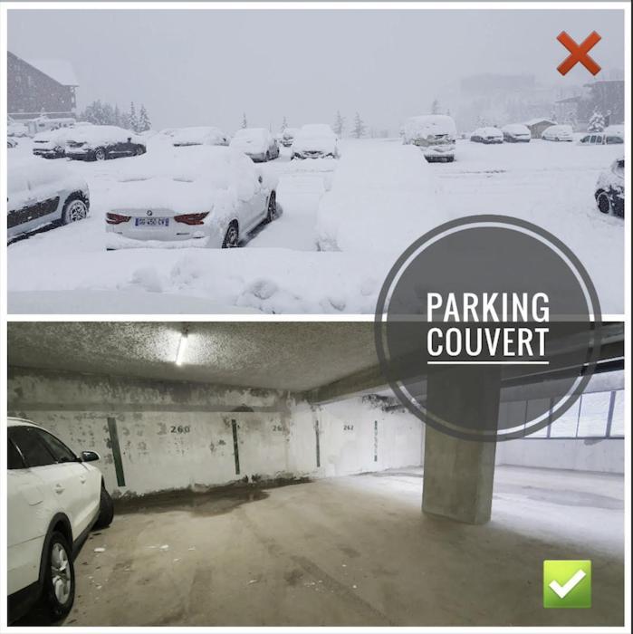 Pieds Des Pistes - Parking Couvert - Plein Sud Alpe d'Huez Εξωτερικό φωτογραφία